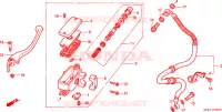 MAITRE CYLINDRE DE FREIN AVANT pour Honda SHADOW 50 de 1998