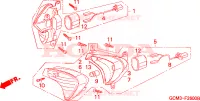 CLIGNOTANT AVANT pour Honda X8R 50 SUPER SPORT de 2001