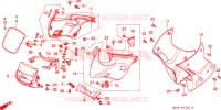 CAPOT(2) pour Honda NSR 50 de 1993