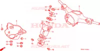GUIDON   CARENAGE (C50J/N) pour Honda C 50 CIRCLE SHAPE WINKER de 1992
