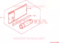OUTIL pour Honda XR 80 de 2003