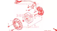 ALTERNATEUR pour Honda WALLAROO 50 self starter de 1992
