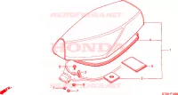 SELLE pour Honda WALLAROO 50 MOPED DL self starter de 2000