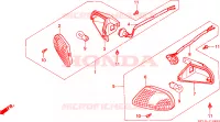 CLIGNOTANT AVANT pour Honda VISION MET IN 50 de 1994