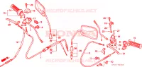 LEVIER DE GUIDON   CABLE   COMMODO pour Honda VISION MET IN 50 de 1994