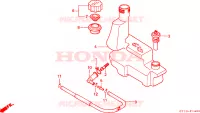 RESERVOIR D'HUILE pour Honda VISION MET IN 50 de 1994