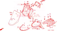 CARENAGE AVANT pour Honda VISION MET IN 75 de 1993