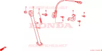 BEQUILLE LATERALE pour Honda CRM 75 de 1993