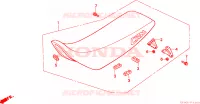 SELLE pour Honda CRM 75 de 1993