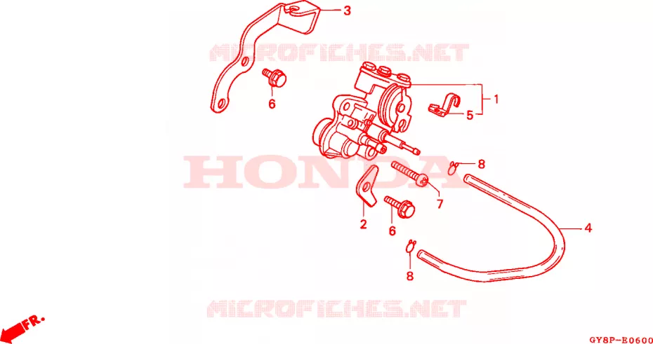 POMPE A HUILE Honda MOTO 50 CRM 1992  CRM50RN