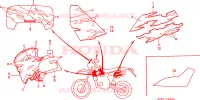 AUTOCOLLANTS pour Honda CRM 50 MOPED de 1996