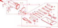 OUTIL pour Honda CRM 50 MOPED de 1996