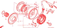 ALTERNATEUR pour Honda FOURTRAX 350 4X4 sub light de 1988