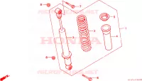 AMORTISSEUR ARRIERE pour Honda TRX 300 FOURTRAX de 1993