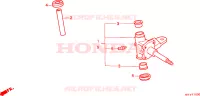ARBRE DE ROUE  pour Honda TRX 200 FOURTRAX D de 1997