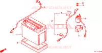 BATTERIE pour Honda TRX 200 FOURTRAX D de 1997