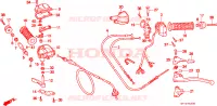 LEVIER DE GUIDON   CABLE   COMMODO pour Honda TRX 200 FOURTRAX D de 1997