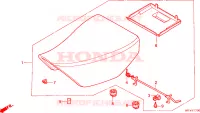 SELLE pour Honda TRX 200 FOURTRAX D de 1997
