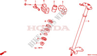 ARBRE DE DIRECTION pour Honda TRX 300 SPORTRAX EX de 1998