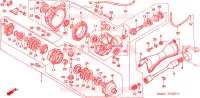 ENGRENAGE FINAL AVANT pour Honda TRX 300 FOURTRAX 4X4 de 2000