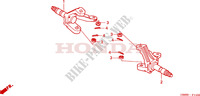 ARBRE DE ROUE  pour Honda TRX 250 FOURTRAX RECON Standard de 2002