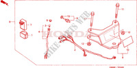 ATTACHE REMORQUE (A/CM) pour Honda TRX 250 FOURTRAX RECON Standard de 2002