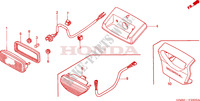 FEU ARRIERE pour Honda TRX 250 FOURTRAX RECON Standard de 2004