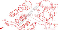 FILTRE A AIR pour Honda TRX 250 FOURTRAX RECON Standard de 2005