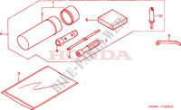 OUTIL pour Honda TRX 250 FOURTRAX RECON Standard de 2005