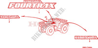 MARQUE(1) pour Honda TRX 250 FOURTRAX RECON de 2001