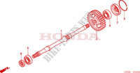 ARBRE DE SORTIE pour Honda FOURTRAX 450 FOREMAN 4X4 Electric Shift de 2004