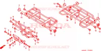 SUPPORT pour Honda FOURTRAX 450 FOREMAN 4X4 Electric Shift de 2004