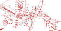MAITRE CYLINDRE FREIN AV.(TRX500FA5/6/7/8) pour Honda FOURTRAX 500 FOREMAN RUBICON Hydrostatic de 2006