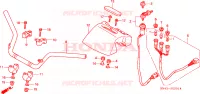 TUYAU DE GUIDON(2) pour Honda FOURTRAX 350 RANCHER 4X4 de 2003