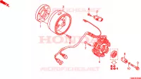 ALTERNATEUR pour Honda TRX 250 SPORTRAX EX de 2004
