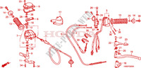 COMMODOS   POIGNEES (TRX250EX1/2/3/4/5) pour Honda TRX 250 SPORTRAX EX de 2001
