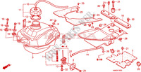 RESERVOIR A CARBURANT (TRX250EX1/2/3/4/5) pour Honda TRX 250 SPORTRAX EX de 2005