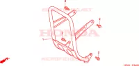 PARE CHOC pour Honda SPORTRAX TRX 90 de 2010