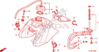 RESERVOIR A CARBURANT(TRX906/EX7) pour Honda SPORTRAX TRX 90 de 2006