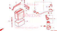 BATTERIE pour Honda NX 125 TRANSCITY de 1995