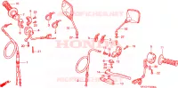 LEVIER DE GUIDON   CABLE   COMMODO pour Honda NX 125 TRANSCITY de 1995