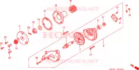 POMPE A HUILE pour Honda NX 125 TRANSCITY de 1995