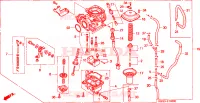 CARBURATEUR pour Honda CB 250 TWO FIFTY KPH de 1998