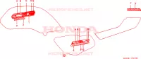 AUTOCOLLANTS pour Honda CG 125 de 1995