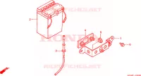 BATTERIE(1) pour Honda CG 125 de 2000