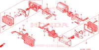 CLIGNOTANT(2) pour Honda CG 125 de 2001