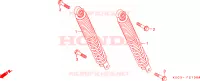 AMORTISSEUR ARRIERE pour Honda SH 100 de 2000