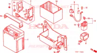 BATTERIE pour Honda REBEL 250 de 1997