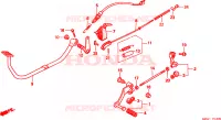 PEDALE pour Honda REBEL 250 de 1997