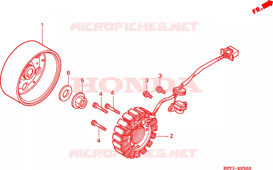 ALTERNATEUR Honda SCOOTER 150 PANTHEON 2002  FES1502
